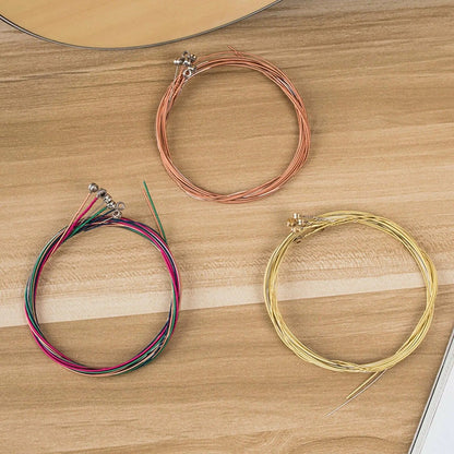 3 Sets of 6 Guitar Strings Replacement Steel String For Acoustic Guitar 1st-6th WEM Support (www.WEM.support)