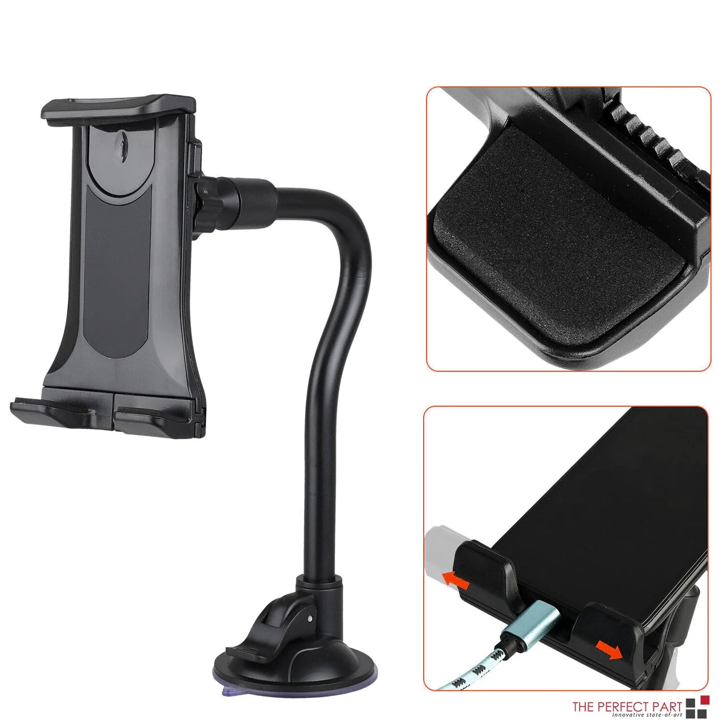 360° Universal Car Windshield Holder Desktop Mount For Cellphone Tablet iPad GPS WEM Support (www.WEM.support)