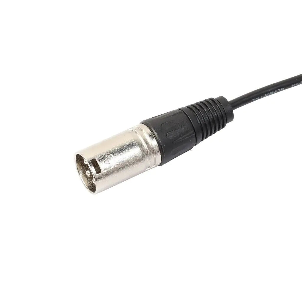 3Pin XLR Female Jack To Dual 2 Male Plug Y Splitter Cable Adapter Microphone USA WEM Support (www.WEM.support)