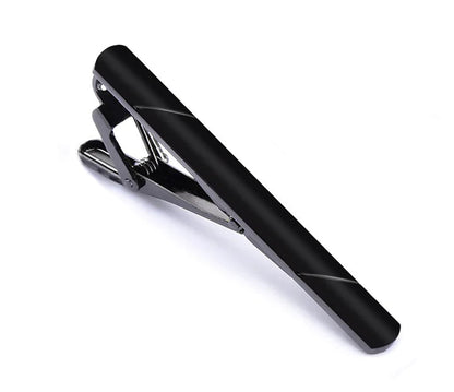 4PCS Mens Stainless Steel Tie Clip Necktie Bar Clasp Clamp Pin Gold Black Silver WEM Support (www.WEM.support)