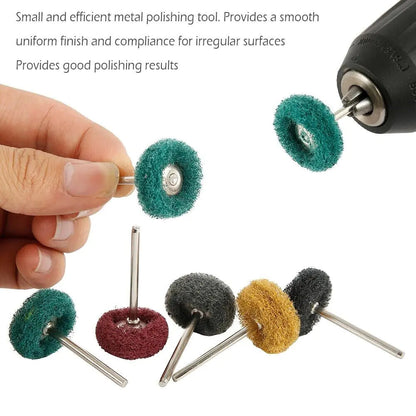 50 Metal Polishing Buffing Wheel Burr Kit Rotary Tool Accessories Set For Dremel WEM Support (www.WEM.support)