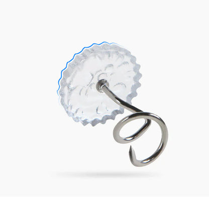 50 Pcs Upholstery Tacks Headliner Pins Clear Heads Twist Bed Fabric Sofa Chair WEM Support (www.WEM.support)