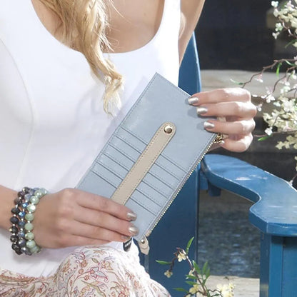 Amelia Leather Wallet-Serenity WEM Support (www.WEM.support)