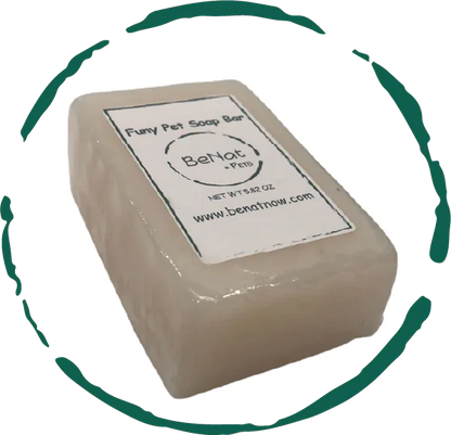 BeNat Pets. All-Natural Furry Pet Soap Bar. 5.8 oz. WEM Support (www.WEM.support)