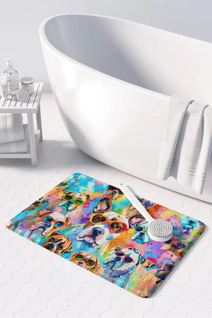 Boxer Hippie Dawg Memory Foam Kitchen Mat WEM Support (www.WEM.support)