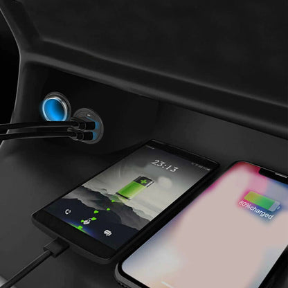 Car Cigarette Lighter Socket Splitter Dual USB Charger Power Adapter Outlet 12V WEM Support (www.WEM.support)