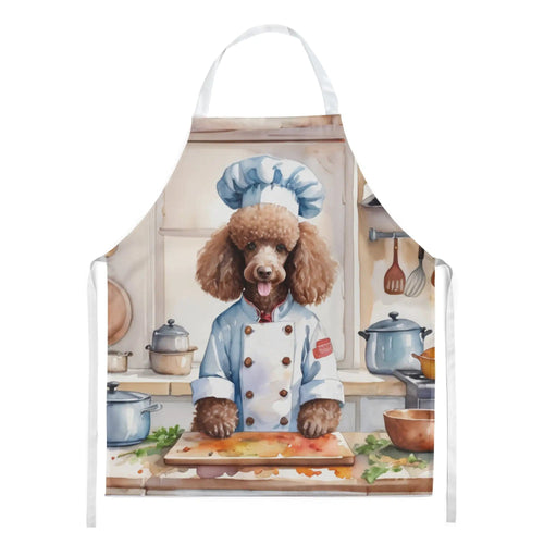 Chocolate Poodle The Chef Apron WEM Support (www.WEM.support)