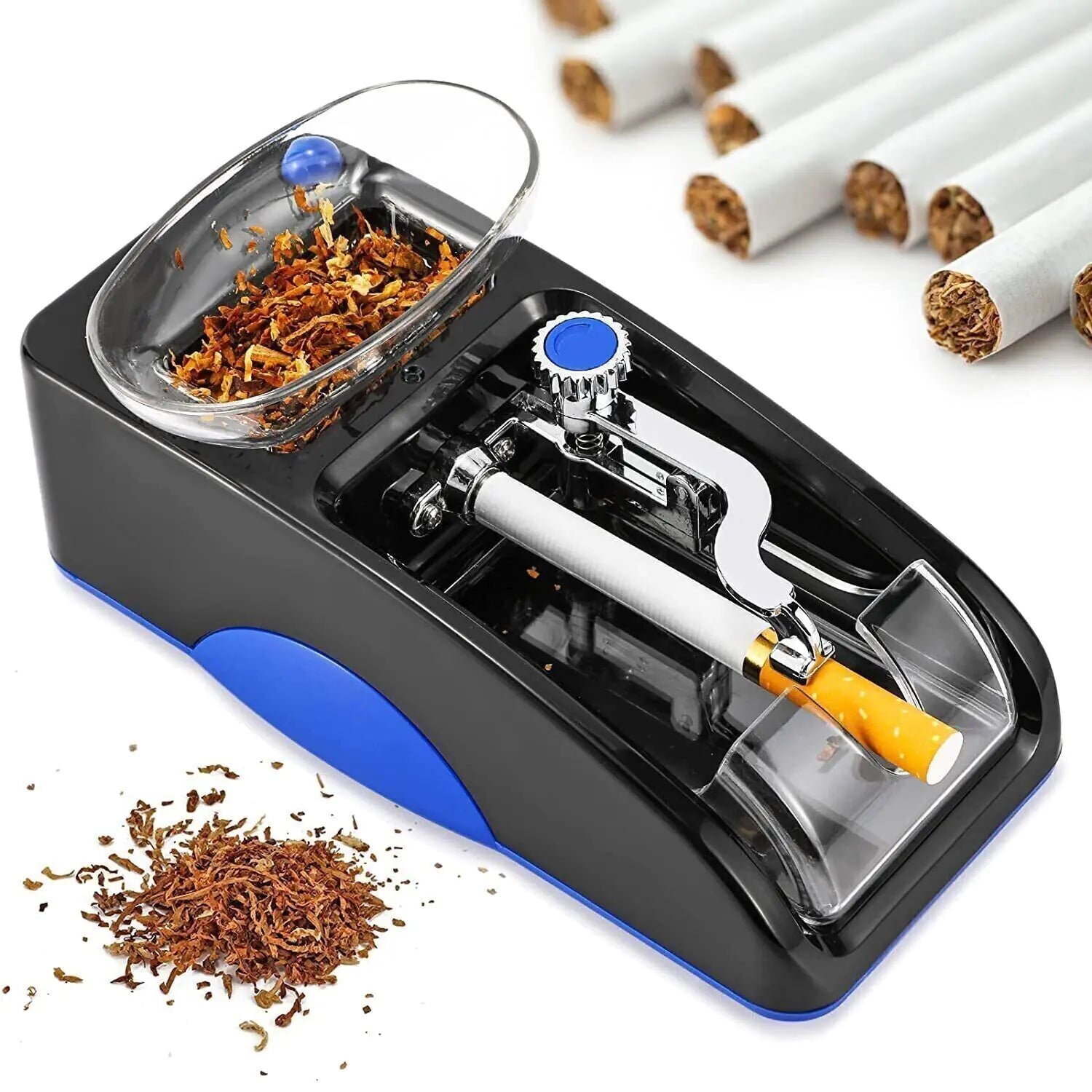 Cigarette Machine Automatic Electric Rolling Roller Tobacco Injector Maker US WEM Support (www.WEM.support)