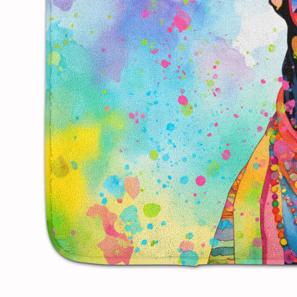 Doberman Pinscher Hippie Dawg Memory Foam Kitchen Mat WEM Support (www.WEM.support)