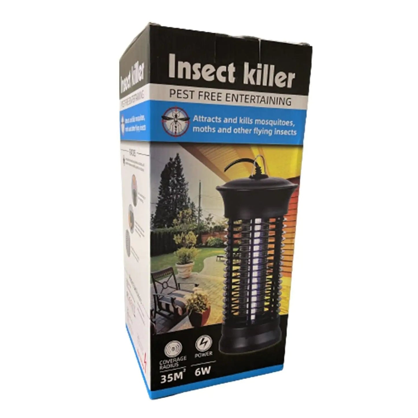 Electric Fly Gnat Killer Lamp Pests Fly Insect Trap Mosquito Bug Zapper 4,000V WEM Support (www.WEM.support)