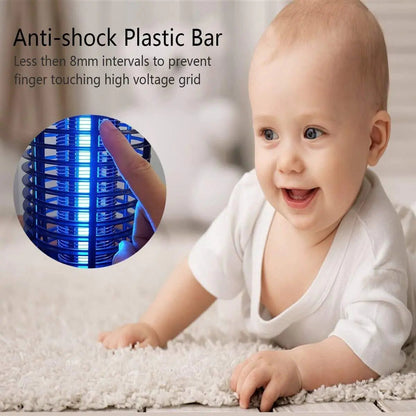 Electric Fly Gnat Killer Lamp Pests Fly Insect Trap Mosquito Bug Zapper 4,000V WEM Support (www.WEM.support)