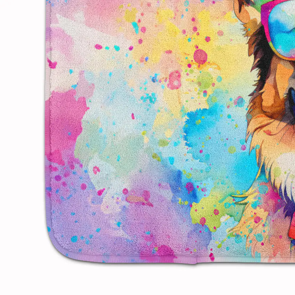 German Shepherd Hippie Dawg Memory Foam Kitchen Mat WEM Support (www.WEM.support)
