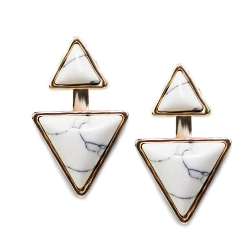 Gypsy Earrings-Sea Salt White WEM Support (www.WEM.support)