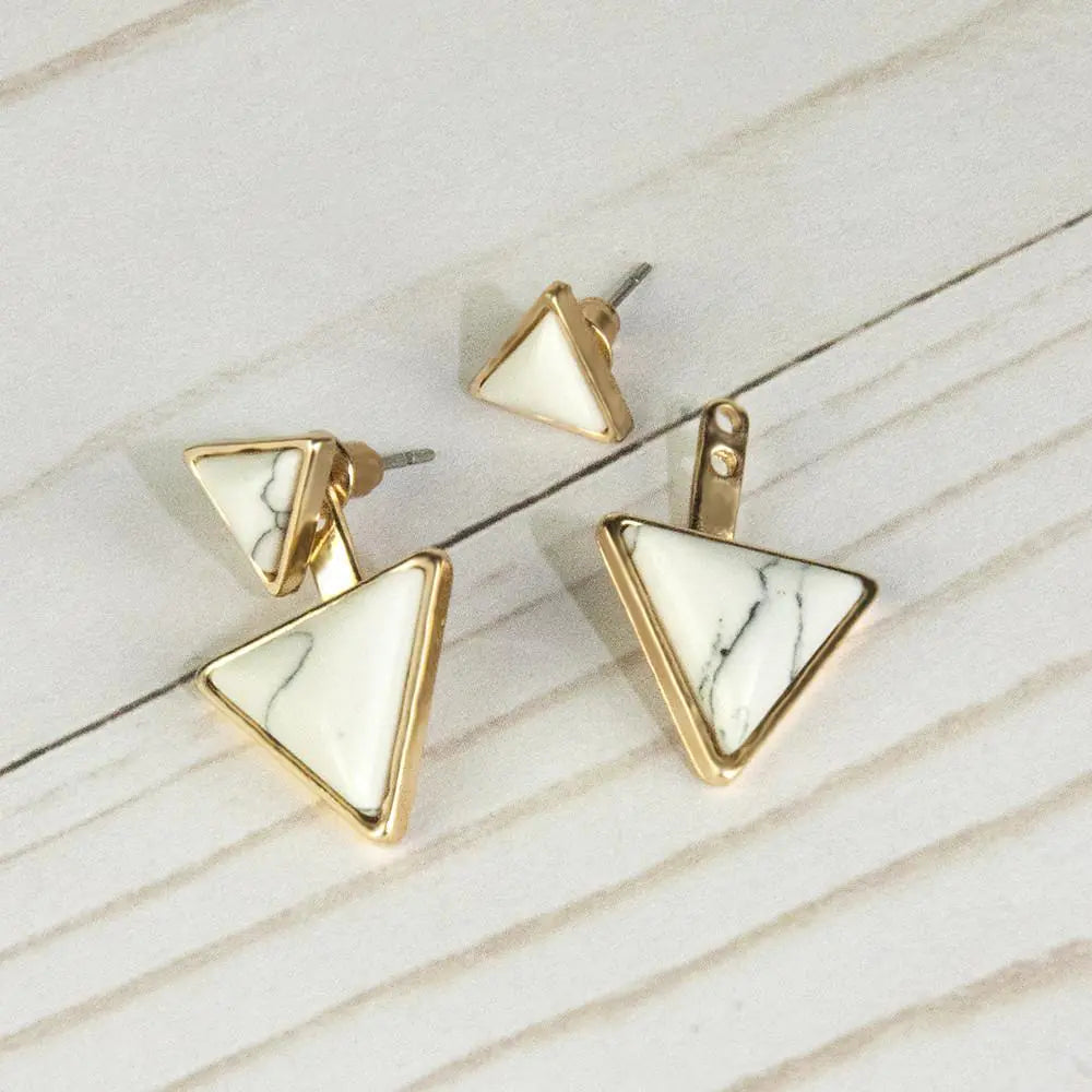 Gypsy Earrings-Sea Salt White WEM Support (www.WEM.support)