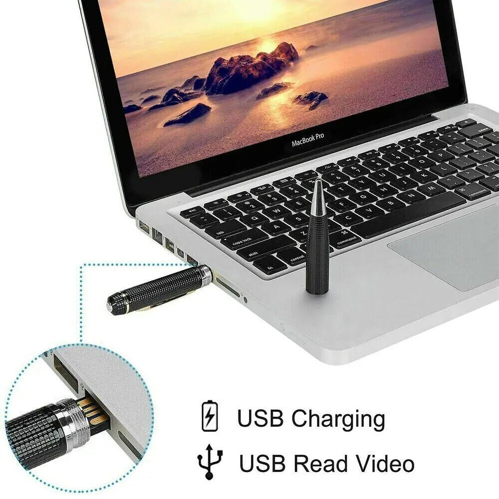 Hidden Cam Pocket Pen Camera 1080P HD Mini Body Video Recorder DVR Security USB WEM Support (www.WEM.support)