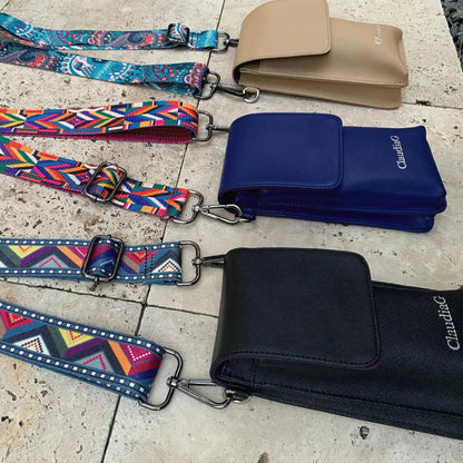 ibag Leather Crossbody -Midnight Black WEM Support (www.WEM.support)