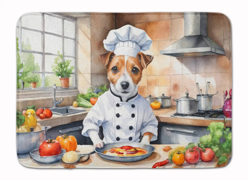 Jack Russell Terrier The Chef Memory Foam Kitchen Mat WEM Support (www.WEM.support)