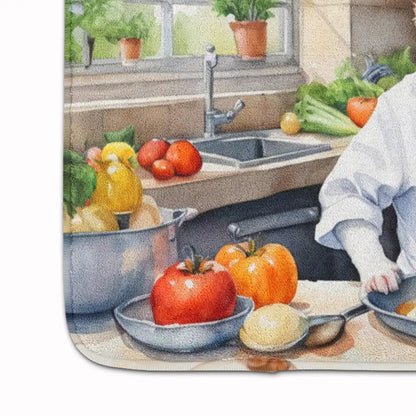 Jack Russell Terrier The Chef Memory Foam Kitchen Mat WEM Support (www.WEM.support)
