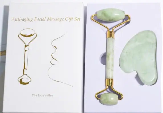 Jade Roller & Gua Sha Gift Box WEM Support (www.WEM.support)