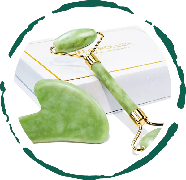 Jade Roller & Gua Sha Gift Box WEM Support (www.WEM.support)