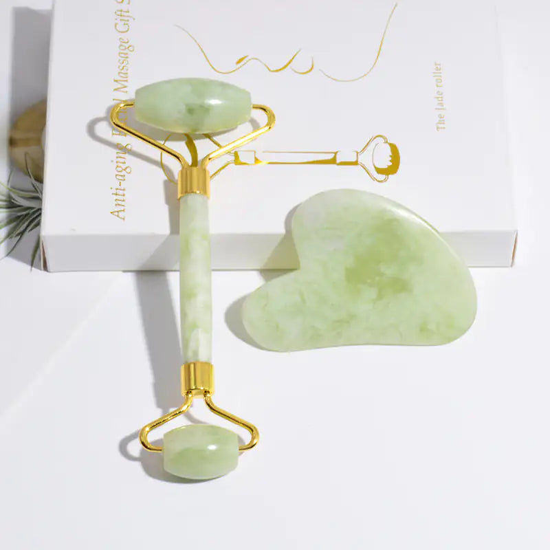 Jade Roller & Gua Sha Gift Box WEM Support (www.WEM.support)