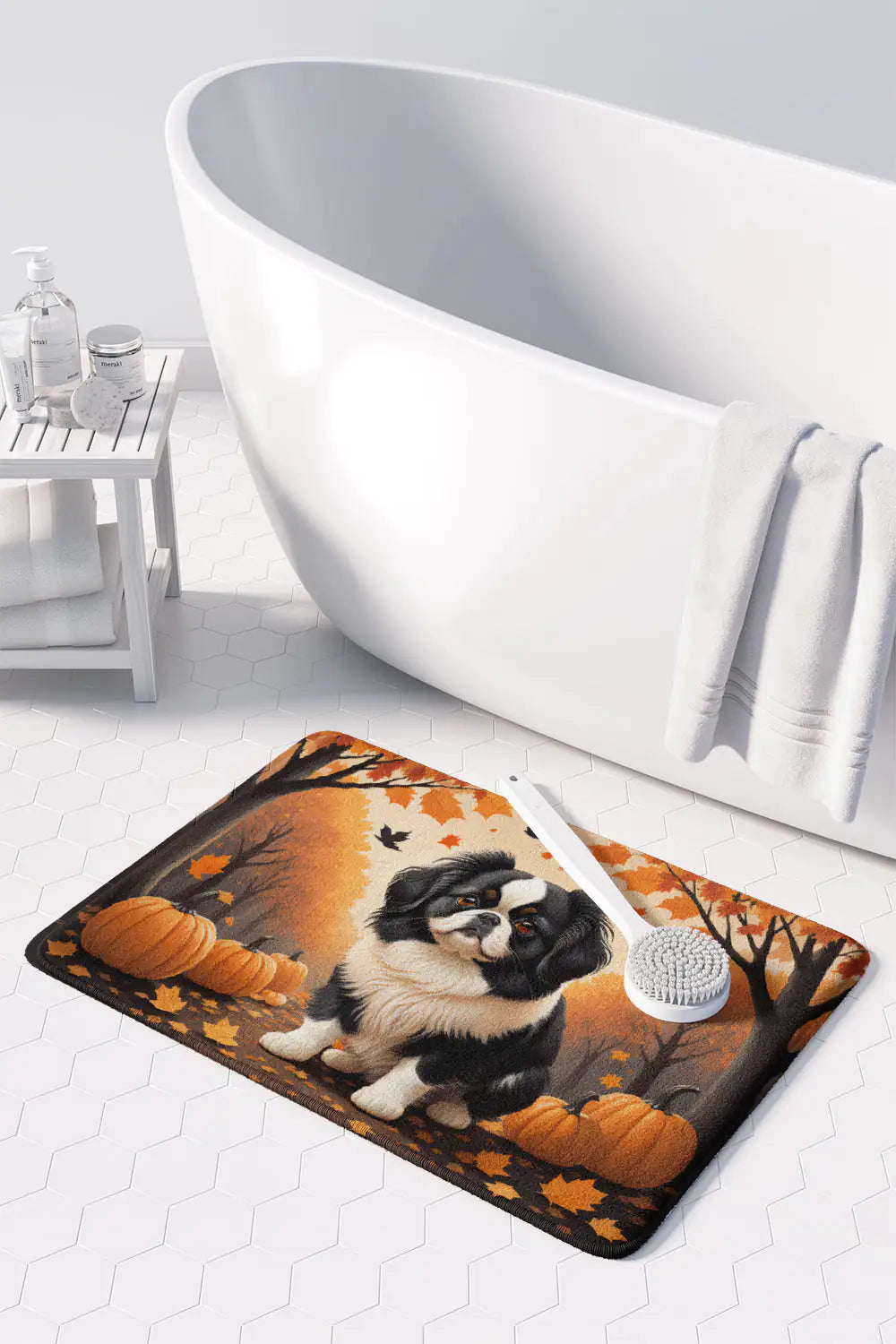 Japanese Chin Fall Memory Foam Kitchen Mat WEM Support (www.WEM.support)