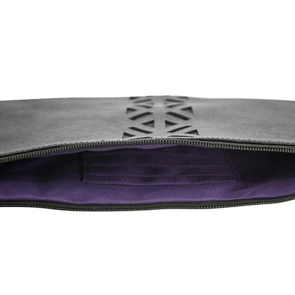 Leather PractiPouch Large- Midnight Black WEM Support (www.WEM.support)