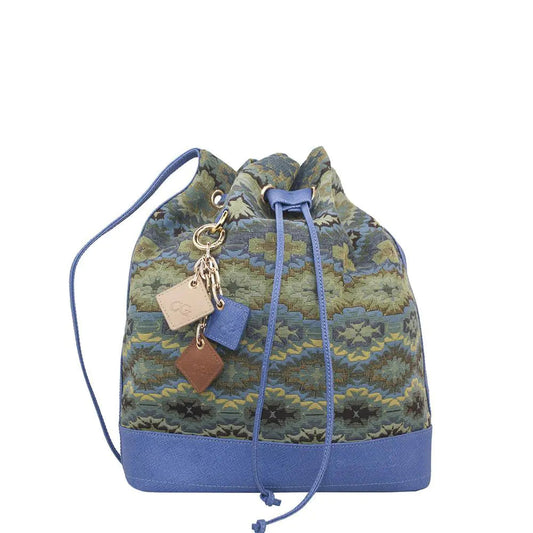 LOLA Pull Bag- Ocean Blue WEM Support (www.WEM.support)
