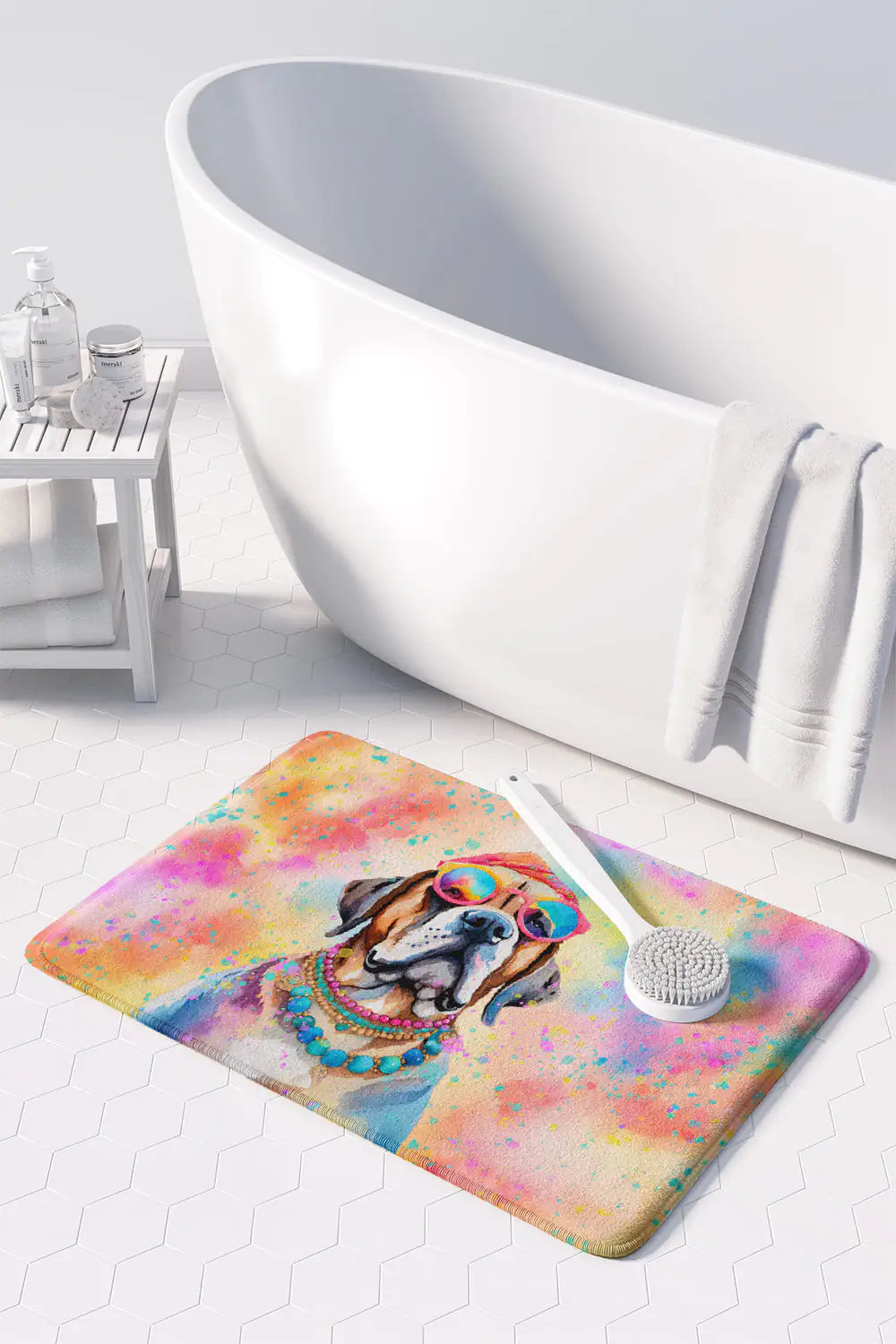 Mastiff Hippie Dawg Memory Foam Kitchen Mat WEM Support (www.WEM.support)