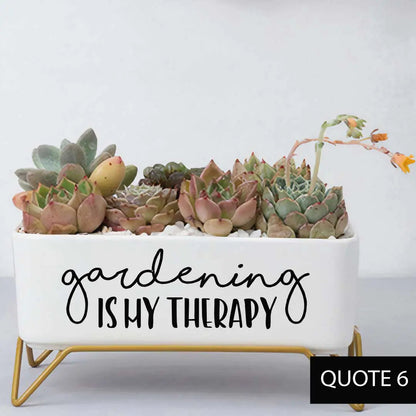 Message in a Planter - Supported 7" WEM Support (www.WEM.support)