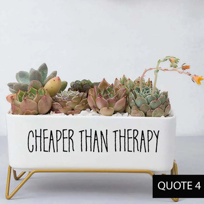 Message in a Planter - Supported 7" WEM Support (www.WEM.support)