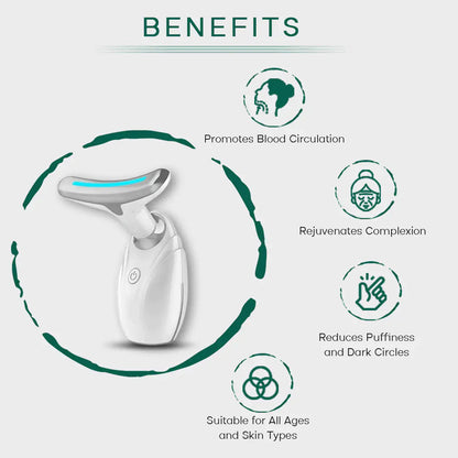 Neck & Face Lifting LED Therapy Device WEM Support (www.WEM.support)