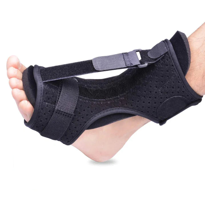 Plantar Fasciitis Night Splint Adjustable Foot Drop Ankle Brace Support Toe Pain WEM Support (www.WEM.support)