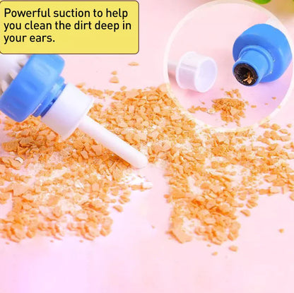 Safety Electric Cordless Vacuum Ear Cleaner Wax Remover Painless Cleaning Tool WEM Support (www.WEM.support)