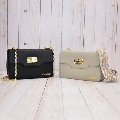 Sidekick Leather Shoulder Bag -Black WEM Support (www.WEM.support)