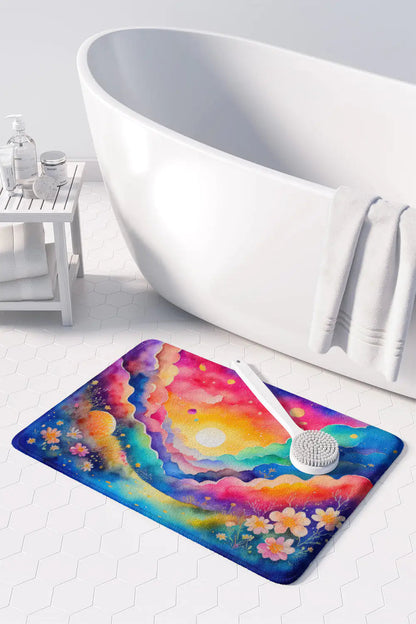 Stock, or Gillyflower in Color Memory Foam Kitchen Mat WEM Support (www.WEM.support)