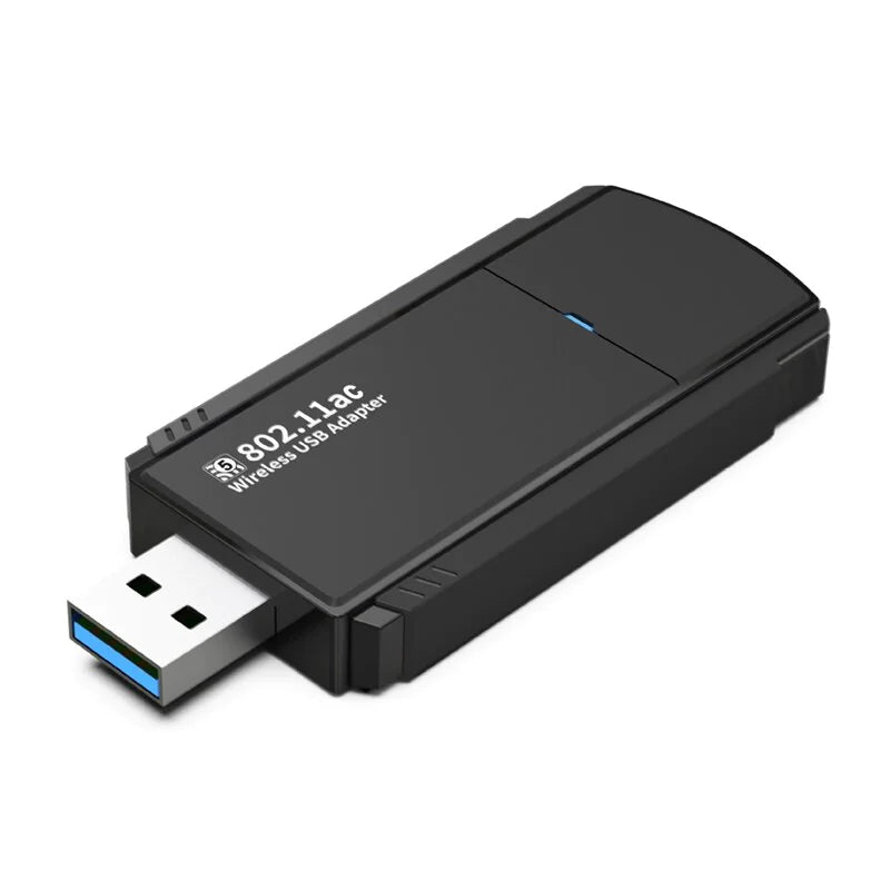 USB 3.0 Wireless WIFI Adapter 1300Mbps Long Range Dongle Dual Band 5Ghz Network WEM Support (www.WEM.support)