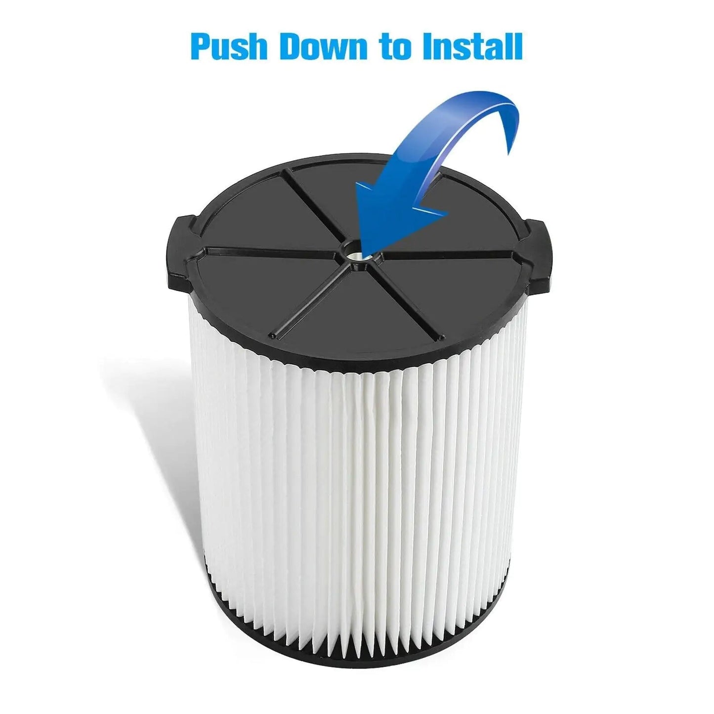 VF4000 Replacement RIDGID Wet/Dry Washable Vacuum Garage Shop Vac Pleated Filter WEM Support (www.WEM.support)