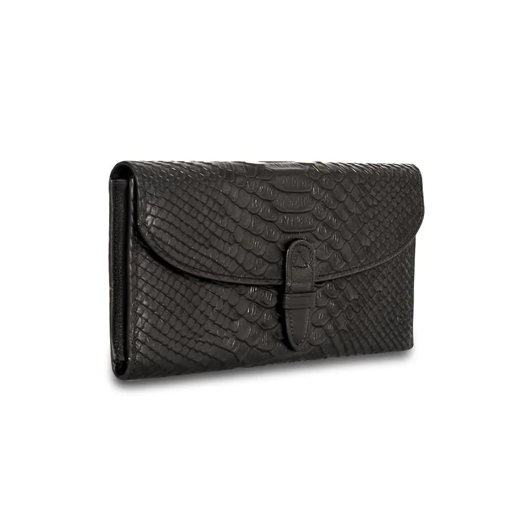 Wealthy Leather Wallet -Black WEM Support (www.WEM.support)