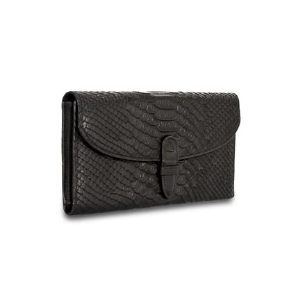 Wealthy Leather Wallet -Black WEM Support (www.WEM.support)