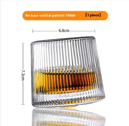 Luxury Rotating Crystal Glass – Sparkling Diamond Design WEM Support (www.WEM.support)