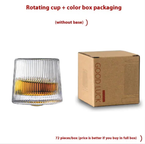 Luxury Rotating Crystal Glass – Sparkling Diamond Design WEM Support (www.WEM.support)