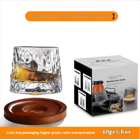 Luxury Rotating Crystal Glass – Sparkling Diamond Design WEM Support (www.WEM.support)