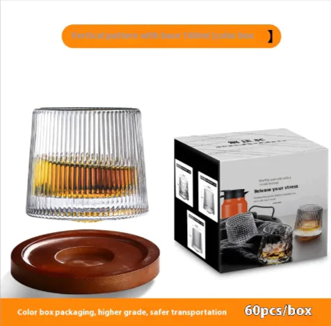 Luxury Rotating Crystal Glass – Sparkling Diamond Design WEM Support (www.WEM.support)