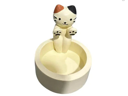 Cute Cat Candle Holder WEM Support (www.WEM.support)