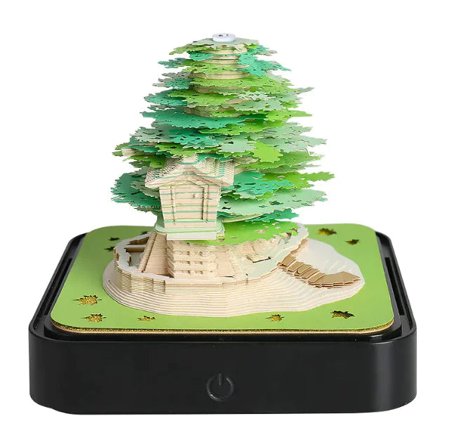 3D Earth Astronaut Calendar Memo Pad with LED Light WEM Support (www.WEM.support)