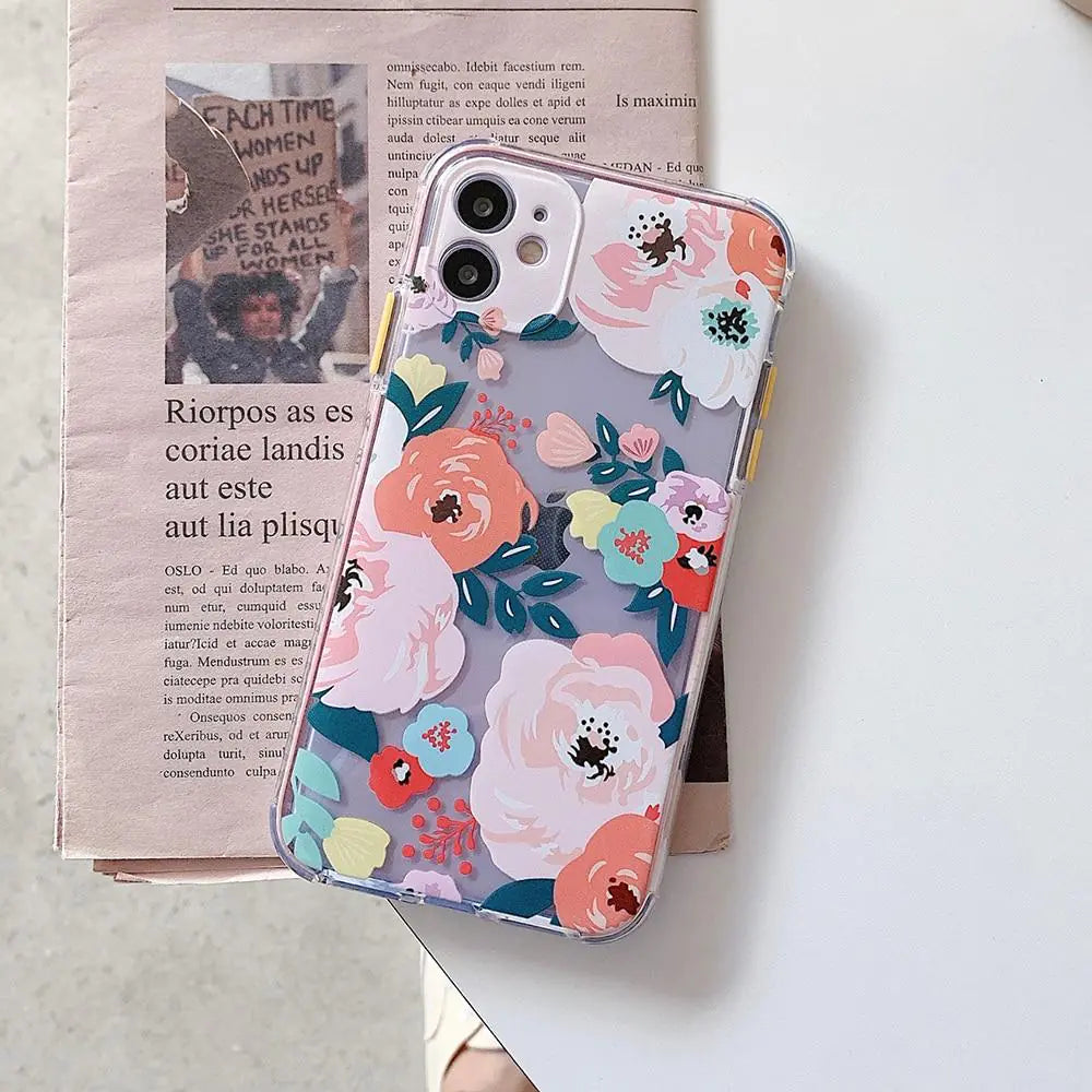 Vibrant Floral Phone Case WEM Support (www.WEM.support)