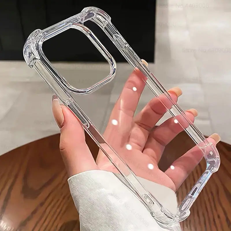 Transparent Shockproof Case for iPhone WEM Support (www.WEM.support)