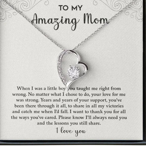 Hollow Heart Zircon Necklace Light Luxury WEM Support (www.WEM.support)