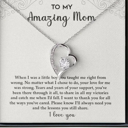 Hollow Heart Zircon Necklace Light Luxury WEM Support (www.WEM.support)